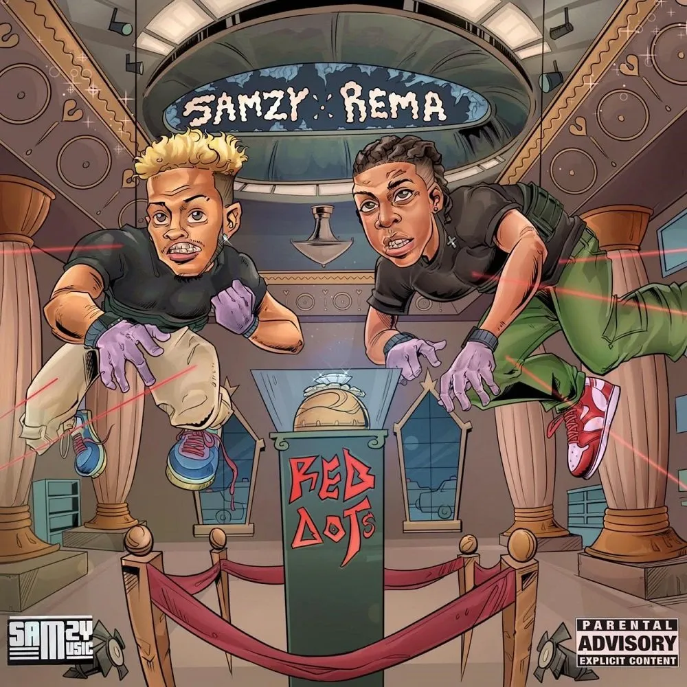 samzy x rema red dots artcover