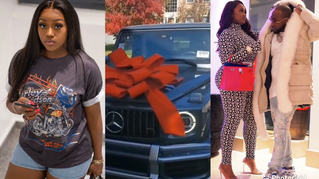 Davido presents his fiancee Chioma Avril a brand new automobile valued more than 50 million just days after declaring they are on the verge of being married.